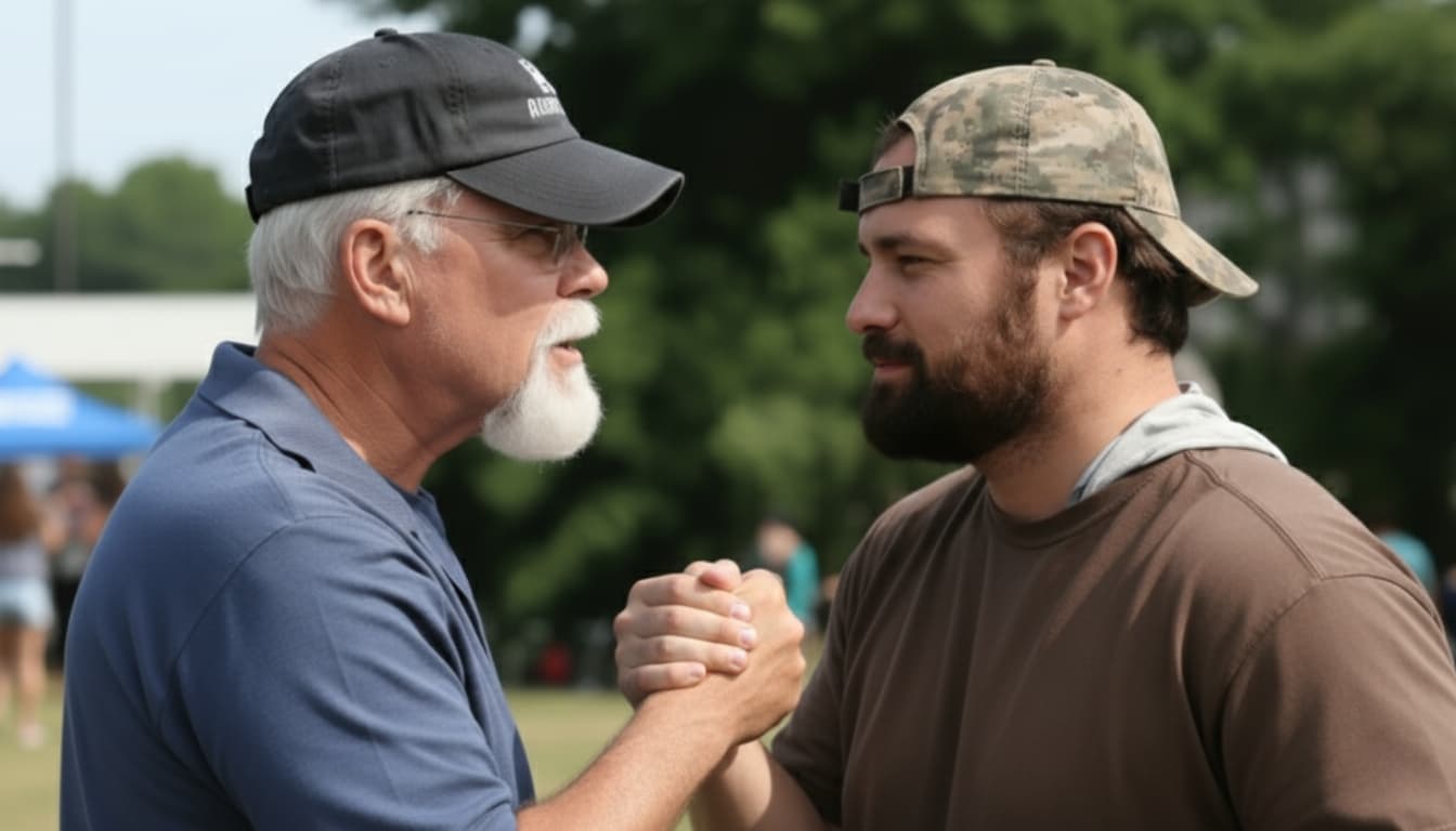 Supportive handshake