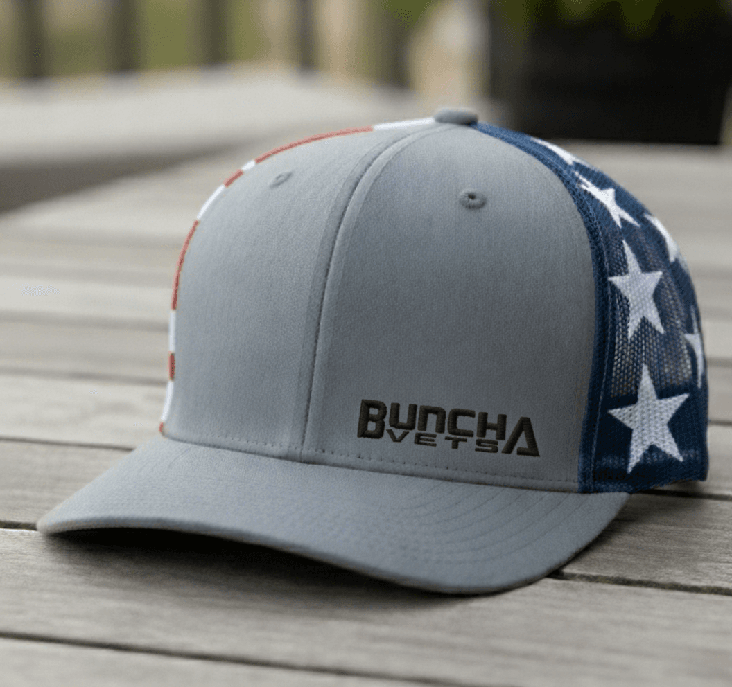 Buncha Vets American Hat in black