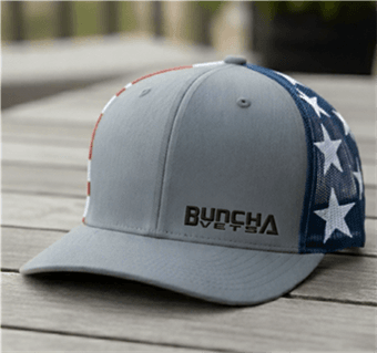 Buncha Vets American Hat in black